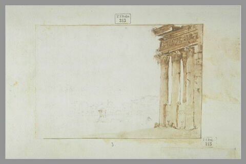 Le temple d'Antonin et le Campo Vaccino