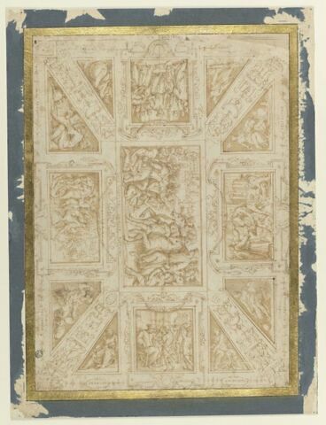 Etude de plafond pour la Sala di Cosimo il Vecchio au Palazzo Vecchio
