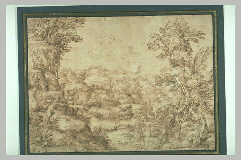 Paysage avec Angélique et Medor