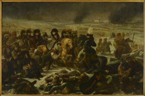 Napoléon sur le champ de Bataille d'Eylau (9 février 1807), image 1/10