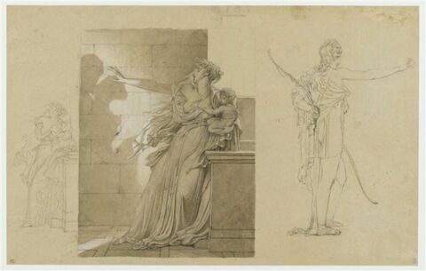 Etudes pour Phèdre et Hippolyte