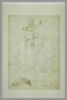 L'Enfant Jésus sur les genoux de la Vierge ;  ange volant renversant un vase ; essais d'écriture, image 2/2