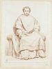 Prêtre, assis, de face, image 3/3